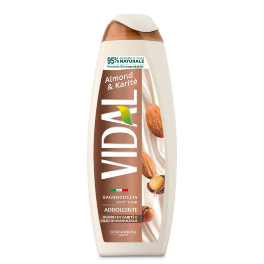 Vidal Gel Douche Beurre de Karité & Huile d'Amande 500 ml