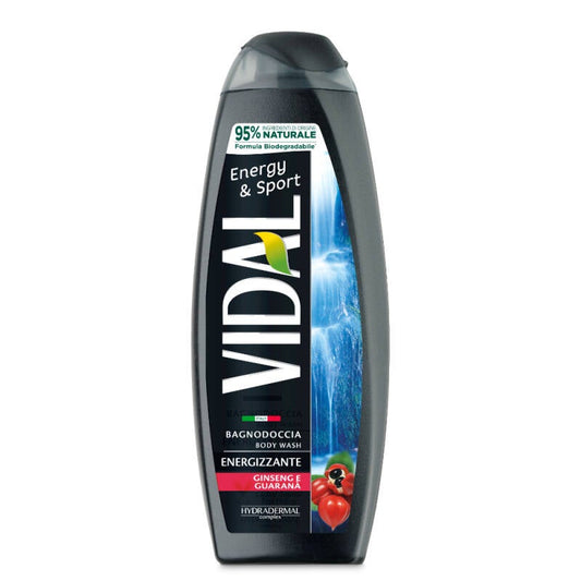 Vidal Gel Douche Énergisant Guarana & Ginseng 500 ml